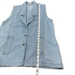 CMC Vintage Chambray 100% Cotton Blue vest sleeveless top‎ Small Size 4 Photo 6