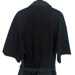 COS  Black Button up Utility Summer Shorts Romper Women’s Size M Photo 5