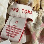 Flying Tomato  size small cropped floral long sleeve top elastic back & sleeves Photo 3