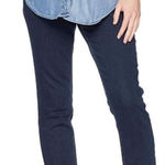 Motherhood Maternity Oh Baby  Pregnancy Cropped Capris Denim Jeans Blue Small Photo 0