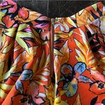 Gianni Bini GB Vibrant Tropical Floral Short Skort Zipper Back Photo 2
