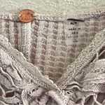 Free People One Knit Cami featuring triangle cups adorned open-knit Rose Size M Photo 4