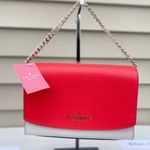 Kate Spade Carson Colorblock Convertible Crossbody Purse - Red Multi Photo 3