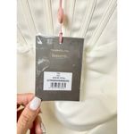 House Of CB NWT  Faye Satin Plunging Neck Corset Midi Dress Ivory Women's M Plus Photo 3