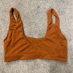 Parade Underwear Parade Rust Orange Scoop Unlined Bralette Size S Photo 1