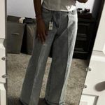EXPRESS Super High Waisted Baggy Wide Leg Jeans Photo 4