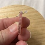 Cute Pink Snowman Dangle Drop Christmas Earrings Festive Holiday‎ Merry 1in Photo 2