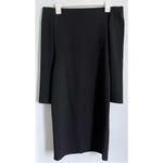 Eliza J • Elegant Black Off-Shoulder Dress Long Sleeve Photo 2