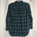 Madewell  Green and Navy Blue Plaid Cotton Button Up XXS Photo 1