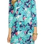 Lilly Pulitzer Marlowe boatneck mini dress long sleeve tshirt a-line elephants Photo 11