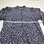 J. McLaughlin Sherry Mini Secret Garden Floral Print Blouse Top Womens Medium Photo 6