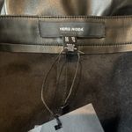 VERO MODA  NWT Black Faux Leather Knee Length  Plus Friendly Party Skirt Size 18 Photo 5