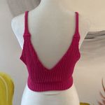 ZARA  hot pink sweater crop top. Size small. Photo 2