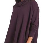 Athleta  Ethereal Brushed Funnel Neck Pullover Sweatshirt Women's Small Purple Photo 0