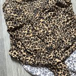 Aqua Green  Plus Size One Piece Cheetah Print Bathing Suit Photo 2