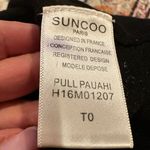SUNCOO Paris Black Long Sleeve Sweater Top Size TO XS Size M Photo 5