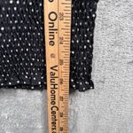 Retro Betty Blouse Polka Dot V Neck Dolman Sleeve Smocked Waist Pinup Rockabilly White Size M Photo 9