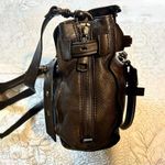 JOY GRYSON Nyla Black Pebbled Leather Satchel Crossbody 💛 Photo 10