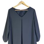 Lush Clothing Lush Mini Dress Women's Medium Black V-Neck 3/4 Sleeve Casual Photo 1