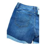 Seven7 Weekend Cuffed Denim Shorts Women’s Size 10 – Dark Wash NWT Photo 4