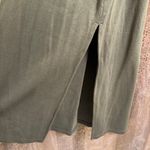 Old Navy  Olive Green Fitted High-Neck Rib-Knit Maxi Dress XXL NWT Photo 6