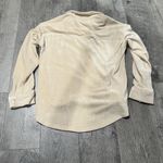 No Boundaries  medium light Yellow Women’s Button Up collared pocket corduroy Photo 2