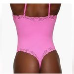 SKIMS  Fits Everybody Lace Cami Bodysuit |‎ Neon Orchid- NWT Photo 1