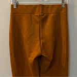 L'Agence L’agence Nini high rise faux suede pull on crop in cognac, NWT. Stretch. Small Photo 5