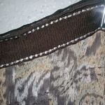 Oscar de la Renta  14 34x25 Silk Abstract Leaf Print Skirt Plus in Caramel Photo 1