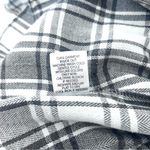 Coco + Carmen  Grey Long Sleeve Plaid Hem Blouse Photo 6