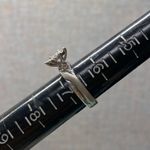 KDJ Two Tone 925 Silver 24k Gold Overlay Diamond Engagement Wedding Ring Set Photo 11