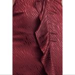 Lulus ✨HEWITT BURGUNDY SATIN RUFFLED MINI DRESS✨ Photo 3