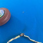 Yellow and Purple Beaded Necklace Photo 2