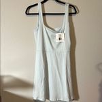 Beyond Yoga NWT  Charmed Mini Dress in Tropical Water Blue Photo 3