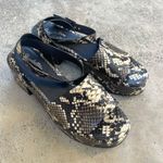 Seychelles NEW  Calming Influence Python Snake Platform Sandals NWOB Size 9 Photo 5