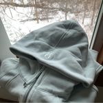 Lululemon  Athletica Scuba M/L Ocean Air Oversized Full Zip Cropped Photo 6