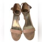 Worthington  Womens Beckwith Sandals Tan Block Heels. 3.5” Heel, Size 9.5W Photo 3