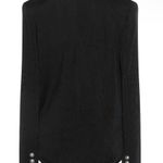 Balmain  White Collar Black Suit Jacket size FR 38 Photo 2