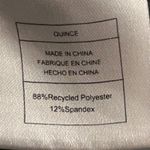 Quince Zip Up Hoodie Black Large Photo 9