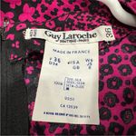 Guy LaRoche Silk Pink Black Multicolor Dress France 36 Size undefined Photo 6