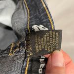 Rocawear Cute dark denim capri jeans silver embroidered back pockets stretchy  Photo 7