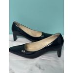 Bijou Shoes Leather Heel Black Shoes Slip Photo 1