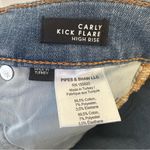 Veronica Beard  Carly Kick Flare High-rise Jeans Sierra Blue Size 25 Photo 4