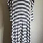 Aerie striped long sleeve knit tie front maxi dress Photo 7