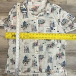 Victoria's Secret White with Multi-Color Print Button Front Top Only Pajamas S Photo 10