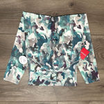 Spanx Booty Boost Pink Green Camo Contoured Waist High Rise 7/8 Leggings XS Photo 3