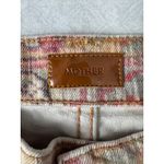 MOTHER Flared Jeans Women's Printed Bootcut Denim Orange Pink Pattern Size 27 Photo 7