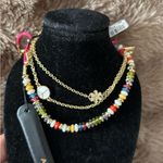 AQUA $115  Charm & Bead Cord Slider Bracelets in 14K Gold Plated, Set of 3 Photo 0