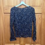 Urban Outfitters  Size Medium Blue Bohemian Style Top New With Tags Photo 5