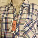 Vineyard Vines NWT  Blue and Red Plaid Button-Down Shirt Photo 1
